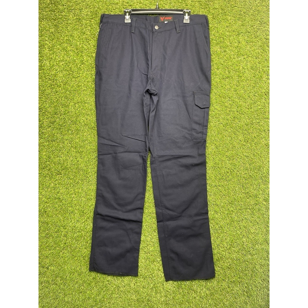 DriFire FR Flight Deck Cargo Pants Mens 38 DF2-850-FDPO Khaki Navy Blue NWOT